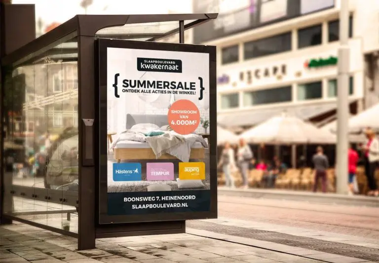 Regionale media-inkoop voor Slaapboulevard Kwakernaat