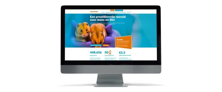 Proefdiervrij: website op maat