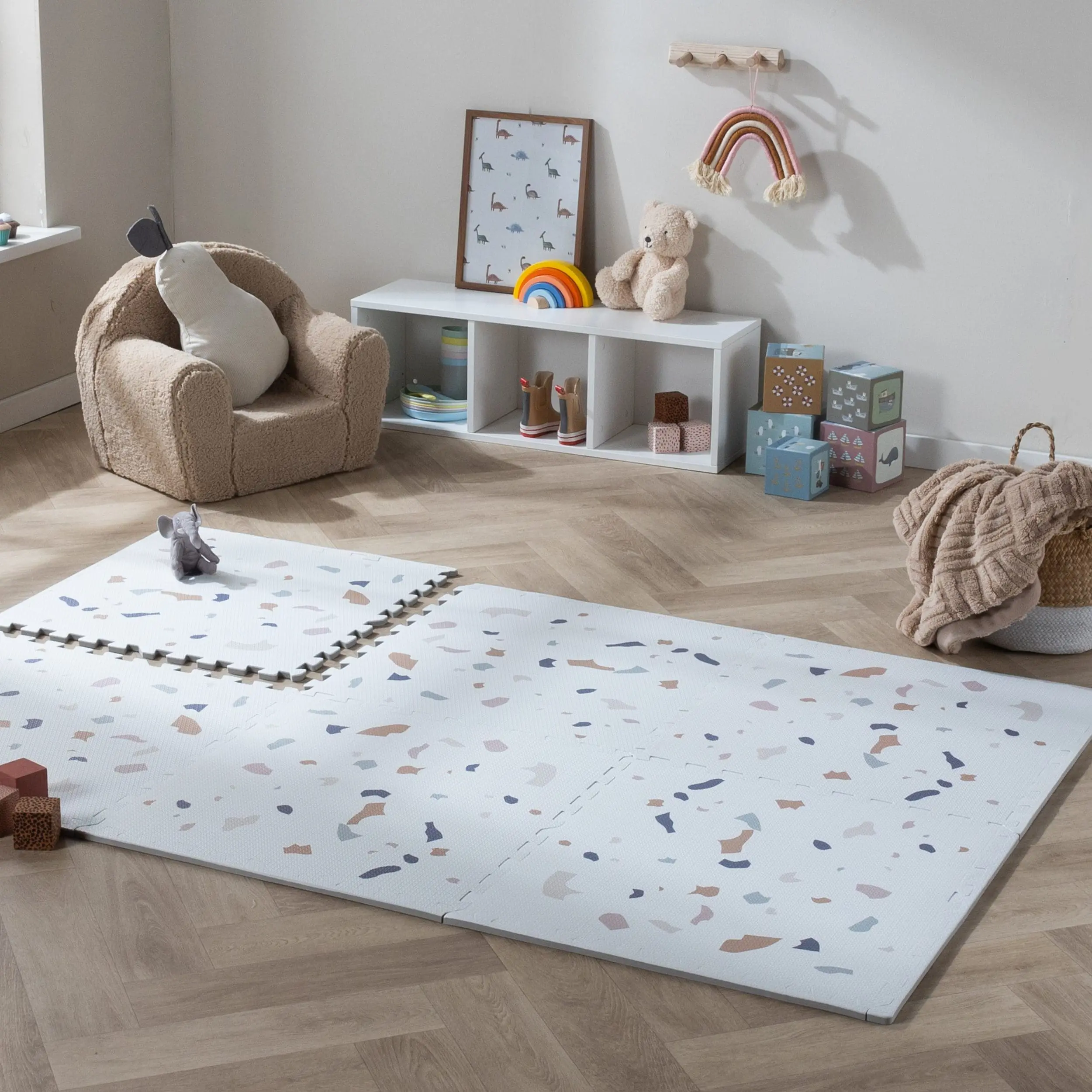 Foam Puzzelmat Alfie Confetti Multicolor 11