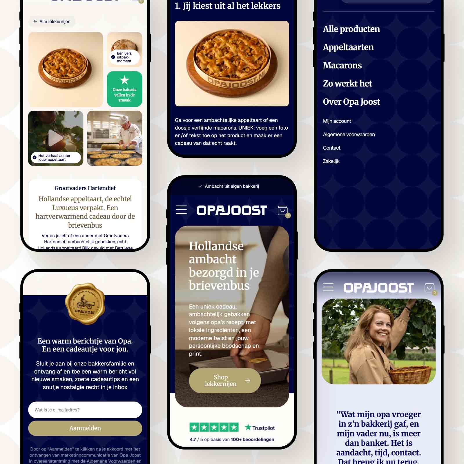 Webdesign webshop Opa Joost